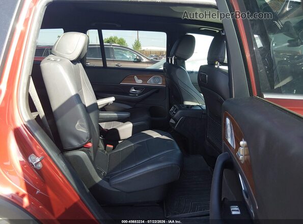 4JGFF5KE4LA227085 2020 MERCEDES-BENZ GLS 450 Red VIN კოდის სტიკერის ხედი