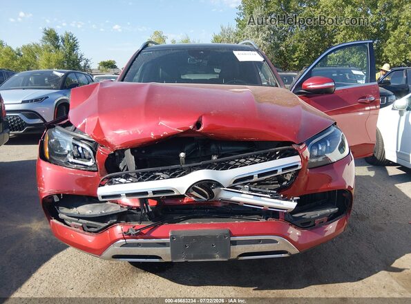 4JGFF5KE4LA227085 2020 MERCEDES-BENZ GLS 450 Red წინა ხედი