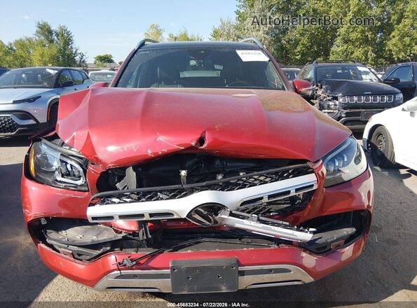 4JGFF5KE4LA227085 2020 MERCEDES-BENZ GLS 450 Red ხელსაწყოთა პანელის ხედი