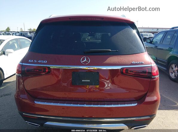 4JGFF5KE4LA227085 2020 MERCEDES-BENZ GLS 450 Red 