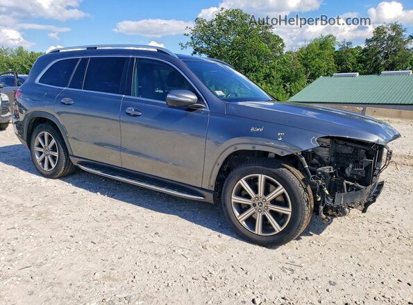 4JGFF5KE6MA445532 2021 MERCEDES-BENZ GLS Gray Delantero derecho