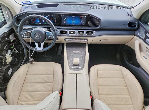 4JGFF5KE7MA438850 2021 MERCEDES-BENZ GLS White Widok deski rozdzielczej