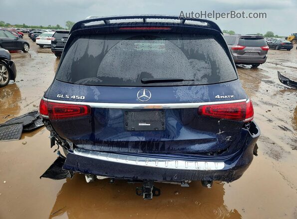 4JGFF5KE7MA575058 2021 MERCEDES-BENZ GLS Синий Вид сзади