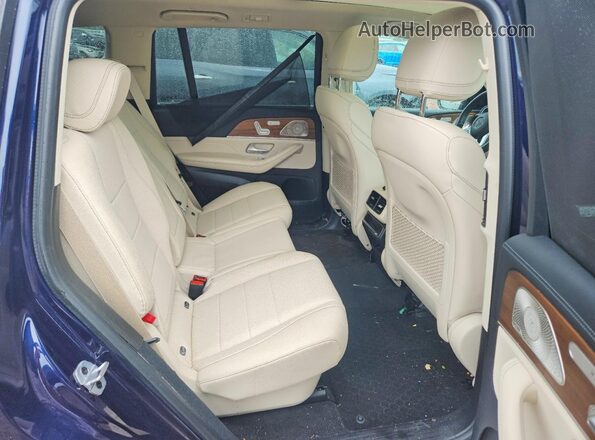 4JGFF5KE7MA575058 2021 MERCEDES-BENZ GLS Синий Вид задних сидений