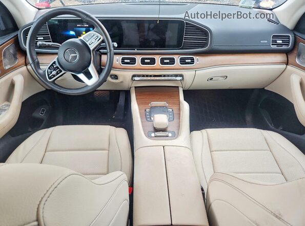 4JGFF5KE7MA575058 2021 MERCEDES-BENZ GLS Синий Вид панели приборов