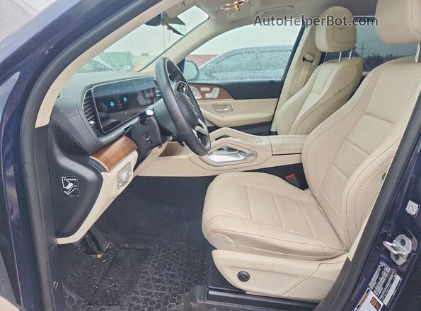 4JGFF5KE7MA575058 2021 MERCEDES-BENZ GLS Синий Вид салона спереди