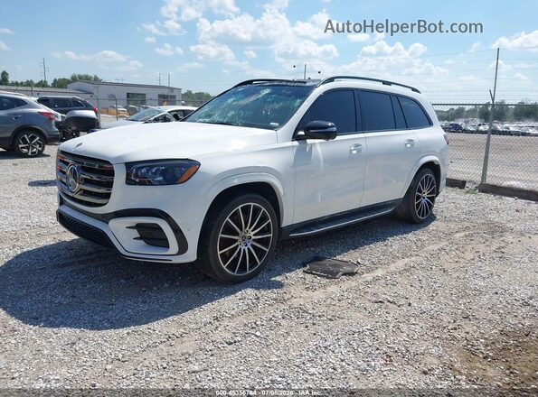 4JGFF5KE8SB339591 2025 MERCEDES-BENZ GLS 450 White წინა მარცხენა ხედი სამი მეოთხედიდან