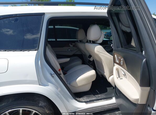 4JGFF5KE8SB339591 2025 MERCEDES-BENZ GLS 450 White VIN კოდის სტიკერის ხედი