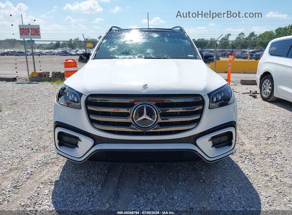 4JGFF5KE8SB339591 2025 MERCEDES-BENZ GLS 450 White ხელსაწყოთა პანელის ხედი