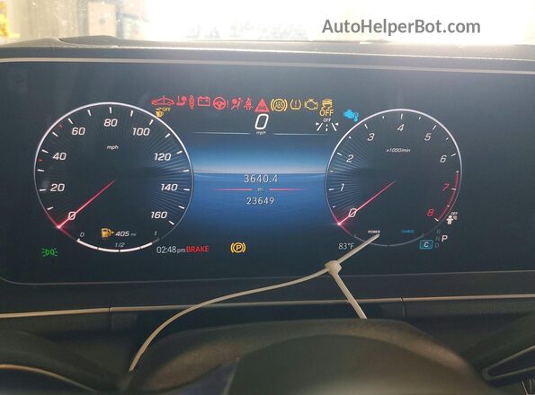 4JGFF8FE7RB148444 2024 MERCEDES-BENZ GLS Gray ხელსაწყოთა პანელის ხედი