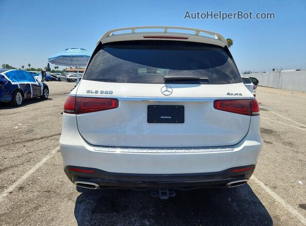 4JGFF8GE8LA179682 2020 MERCEDES-BENZ GLS White Вид ззаду