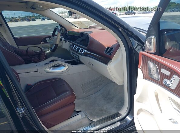 4JGFF8HB6MA432584 2021 MERCEDES-BENZ MAYBACH GLS 600 Black Front interior view