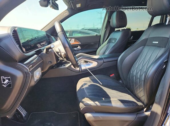 4JGFF8KE2MA557133 2021 MERCEDES-BENZ GLS Black წინა სალონის ხედი