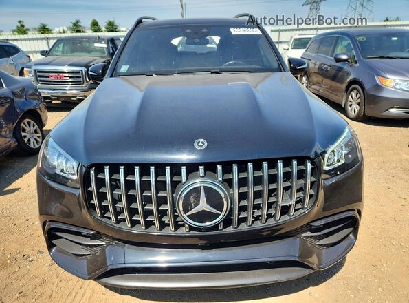 4JGFF8KE2MA557133 2021 MERCEDES-BENZ GLS Black წინა ხედი