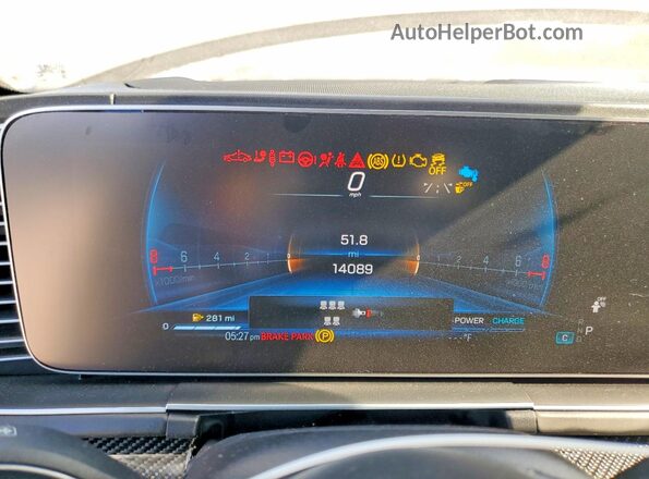 4JGFF8KEXSB387028 2025 MERCEDES-BENZ GLS Gray Vista del cuadro de instrumentos