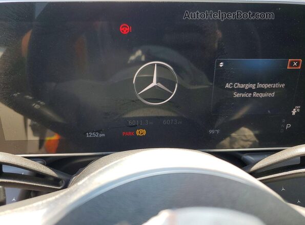 4JGGM1CB0SA066899 2025 MERCEDES-BENZ EQE White Вид щитка приладів