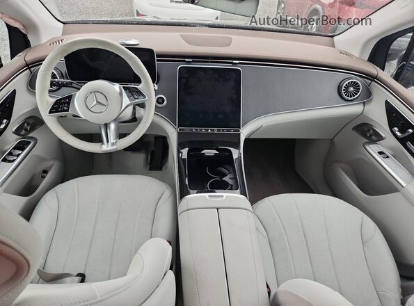 4JGGM1CB1PA028461 2023 MERCEDES-BENZ EQE Blue Вид панелі приладів