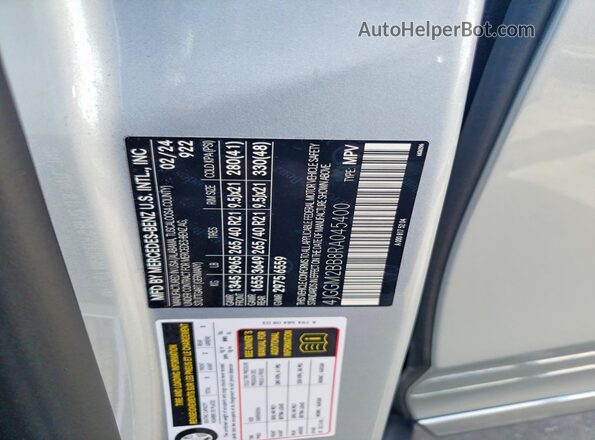 4JGGM2BB8RA045400 2024 MERCEDES-BENZ EQE Silver ძრავის განყოფილების ხედი