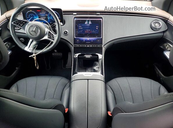 4JGGM2BB9PA011141 2023 MERCEDES-BENZ EQE Black Առջևի վահանակի տեսք