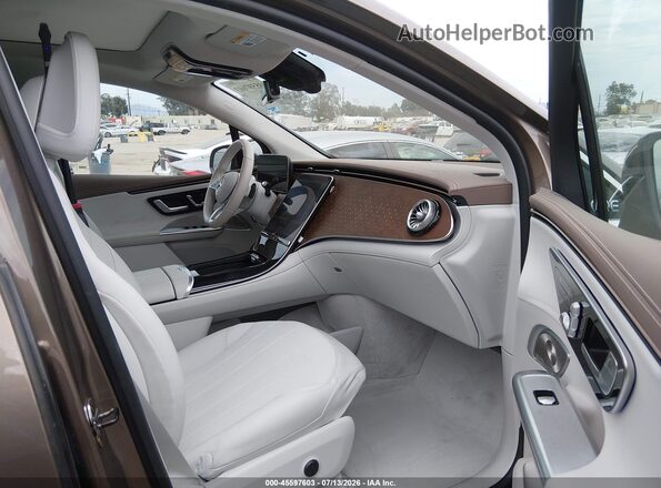 4JGGM2BB9RA050847 2024 MERCEDES-BENZ EQE 350+ SUV Brown Front interior view