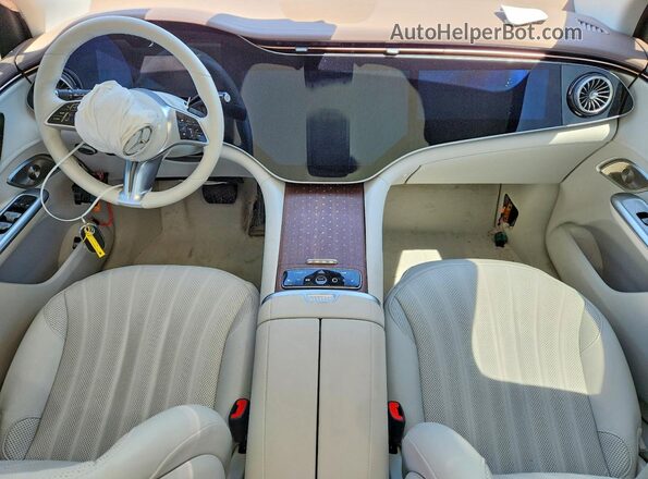 4JGGM2CB0PA030546 2023 MERCEDES-BENZ EQE Белый Вид панели приборов