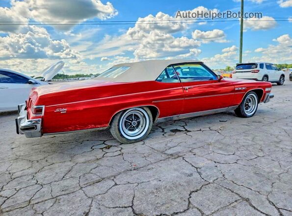 4P67J5X148041 1975 BUICK LESABRE Red Tył prawy