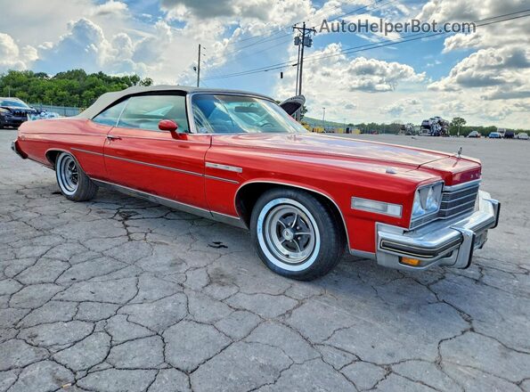 4P67J5X148041 1975 BUICK LESABRE Red Przód prawy