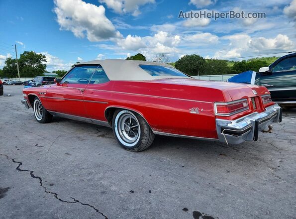 4P67J5X148041 1975 BUICK LESABRE Red Tył lewy