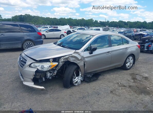4S3BNAA65G3029344 2016 SUBARU LEGACY Gold Առջևի ձախ երեք քառորդ տեսարան