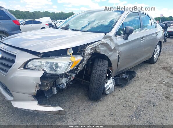 4S3BNAA65G3029344 2016 SUBARU LEGACY Gold Դիմացի տեսք