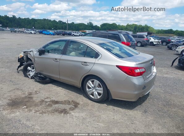 4S3BNAA65G3029344 2016 SUBARU LEGACY Gold Հետևի ձախ