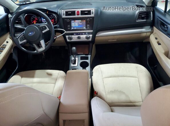 4S3BNAA68G3058949 2016 SUBARU LEGACY Blue Dashboard view