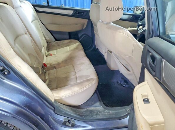 4S3BNAA68G3058949 2016 SUBARU LEGACY Blue Rear seats view