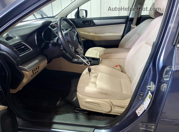 4S3BNAA68G3058949 2016 SUBARU LEGACY Blue Front interior view