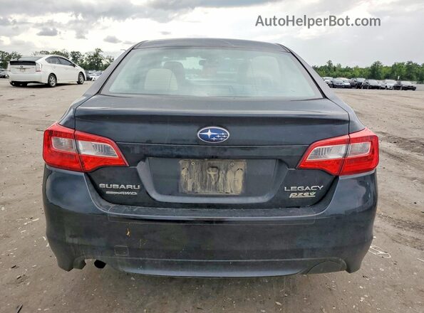 4S3BNAA69G3019240 2016 SUBARU LEGACY Black Вид ззаду
