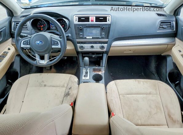 4S3BNAA69G3019240 2016 SUBARU LEGACY Black Вид панелі приладів