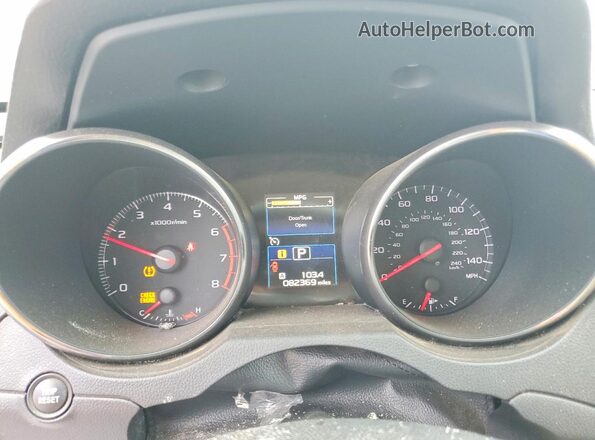 4S3BNAA69G3019240 2016 SUBARU LEGACY Black Вид щитка приладів