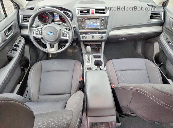4S3BNAB62H3020133 2017 SUBARU LEGACY Серый Вид панели приборов