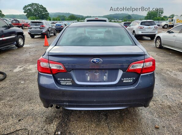 4S3BNAB62H3020133 2017 SUBARU LEGACY Серый Вид сзади