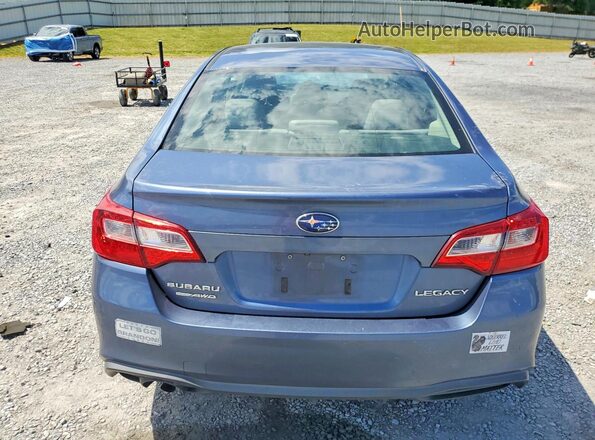 4S3BNAB62J3033406 2018 SUBARU LEGACY Blue Հետևի տեսք