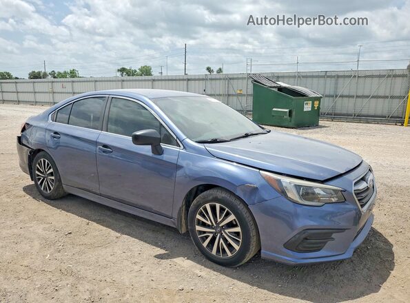 4S3BNAB64J3005672 2018 SUBARU LEGACY Синий Передняя правая четверть