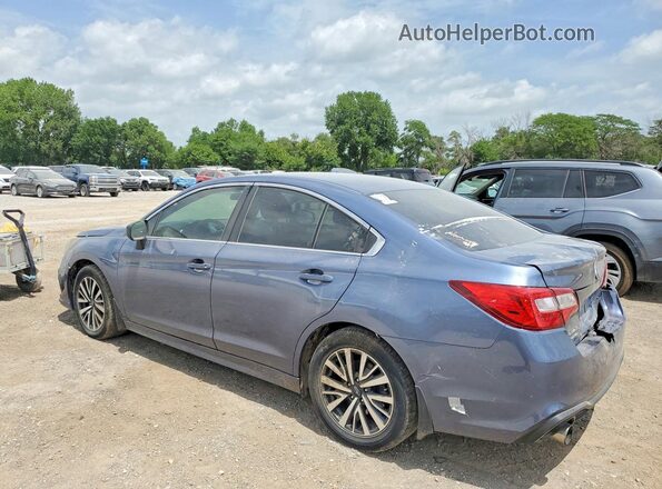 4S3BNAB64J3005672 2018 SUBARU LEGACY Синий Задняя левая четверть