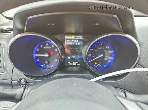 4S3BNAB67K3019003 2019 SUBARU LEGACY Silver ხელსაწყოთა პანელის ხედი
