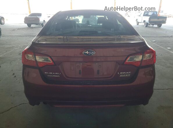 4S3BNAB68H3063102 2017 SUBARU LEGACY Red უკანა ხედი