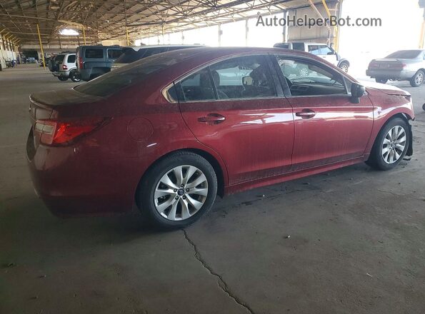 4S3BNAB68H3063102 2017 SUBARU LEGACY Red უკანა მარჯვენა
