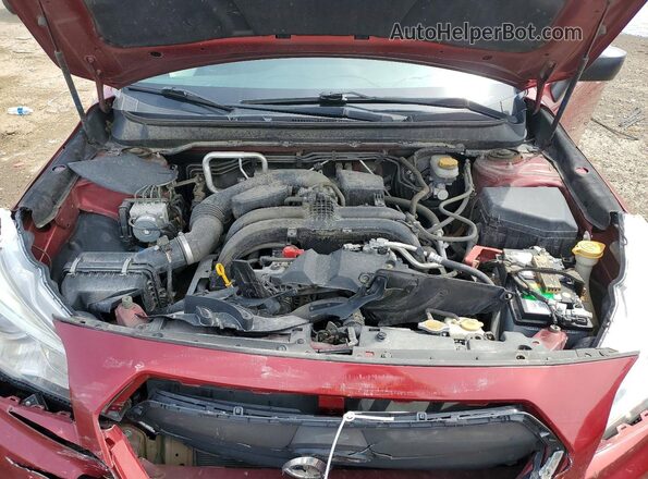4S3BNAB68H3066145 2017 SUBARU LEGACY Red უკანა სალონის ხედი