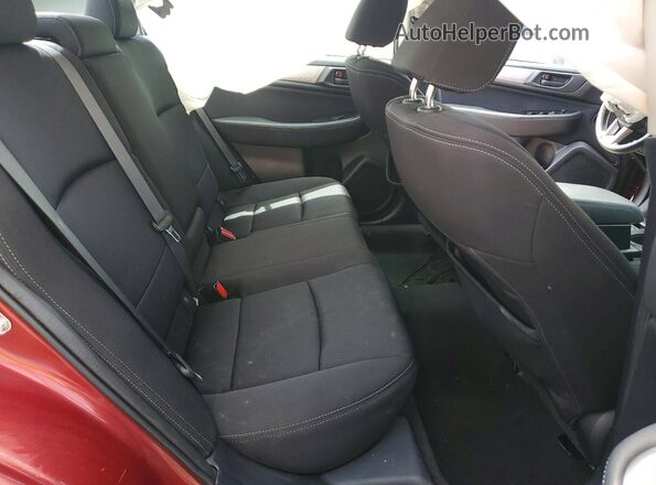 4S3BNAB68H3066145 2017 SUBARU LEGACY Red უკანა სავარძლების ხედი