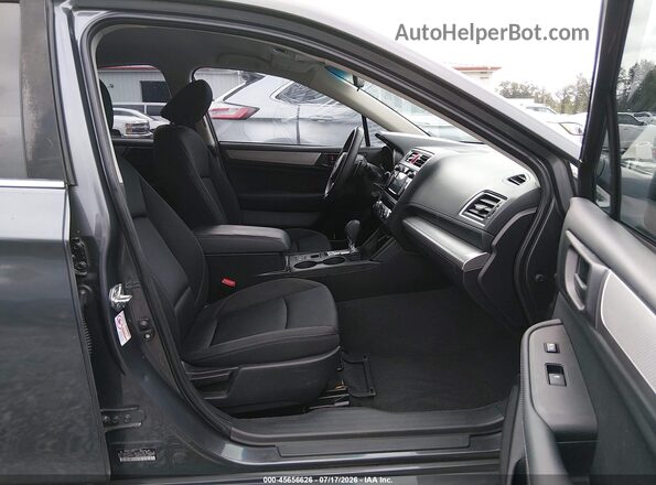 4S3BNAB68J3020675 2018 SUBARU LEGACY Gray Widok wnętrza z tyłu