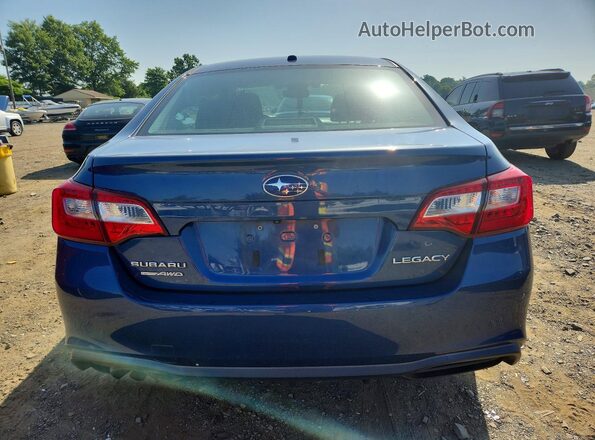 4S3BNAB68K3035002 2019 SUBARU LEGACY Blue Հետևի տեսք