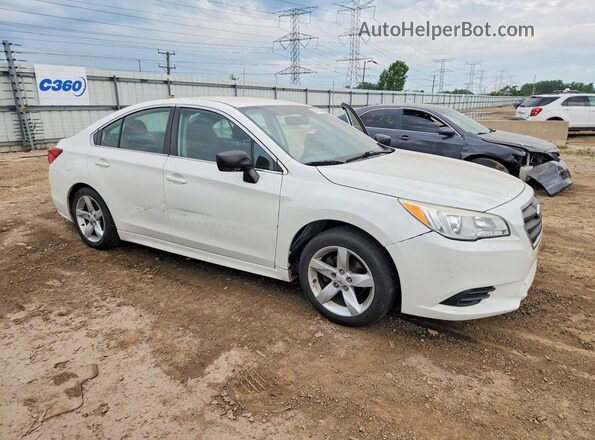 4S3BNAB69H3007069 2017 SUBARU LEGACY White Przód prawy